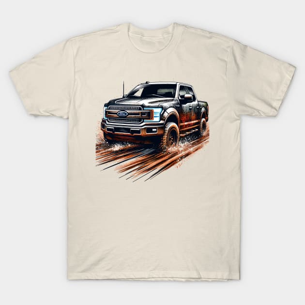 Ford F150 T-Shirt by Vehicles-Art